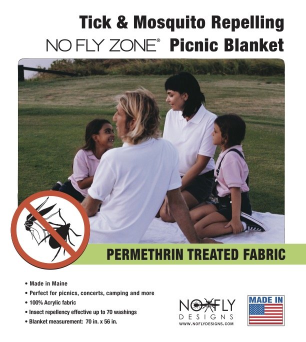 No Fly Zone Tick & Insect Repelling Blanket