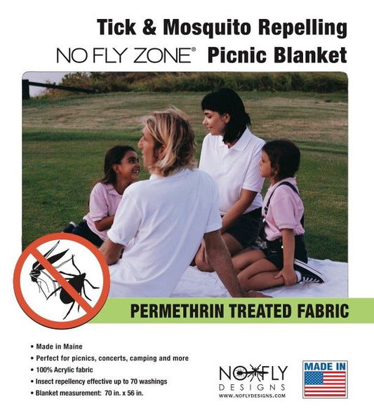 No Fly Zone Tick & Insect Repelling Blanket