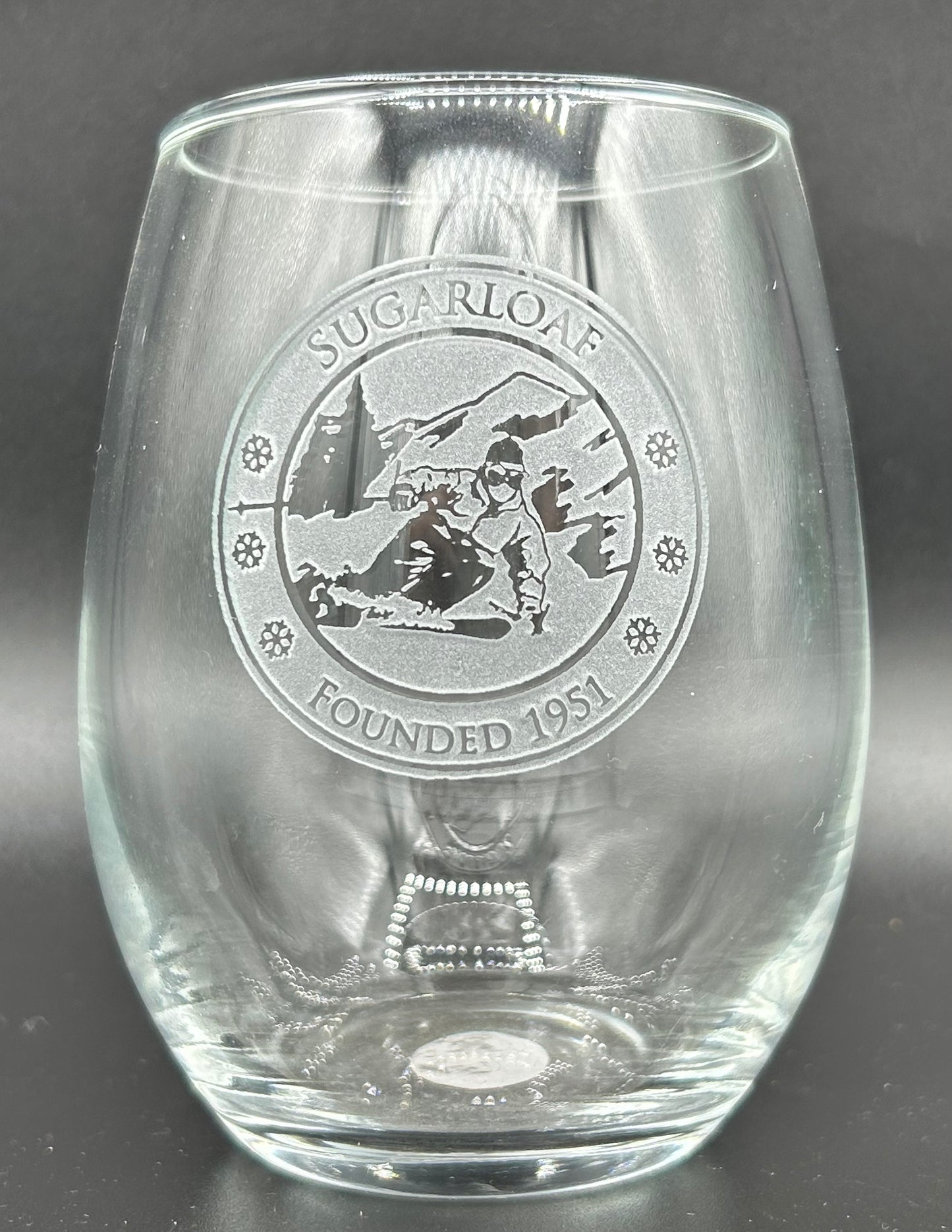 Sugarloaf Stemless Wine Glass