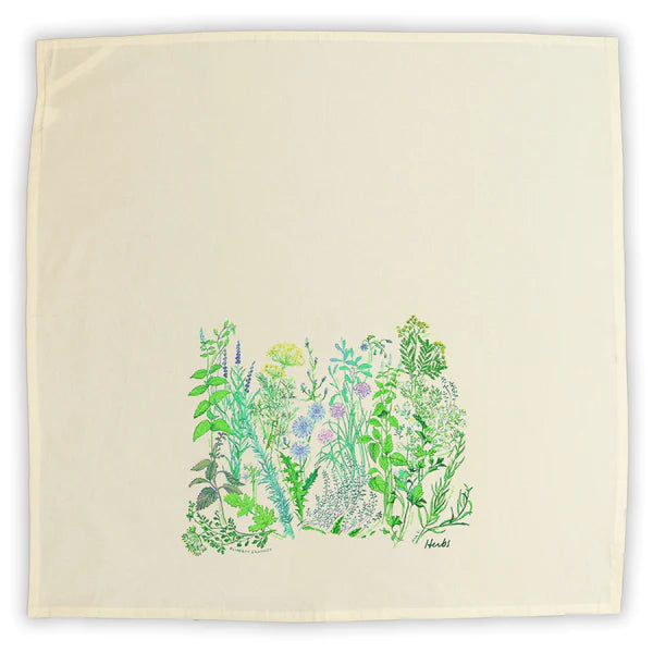 Herbs Tea Towel