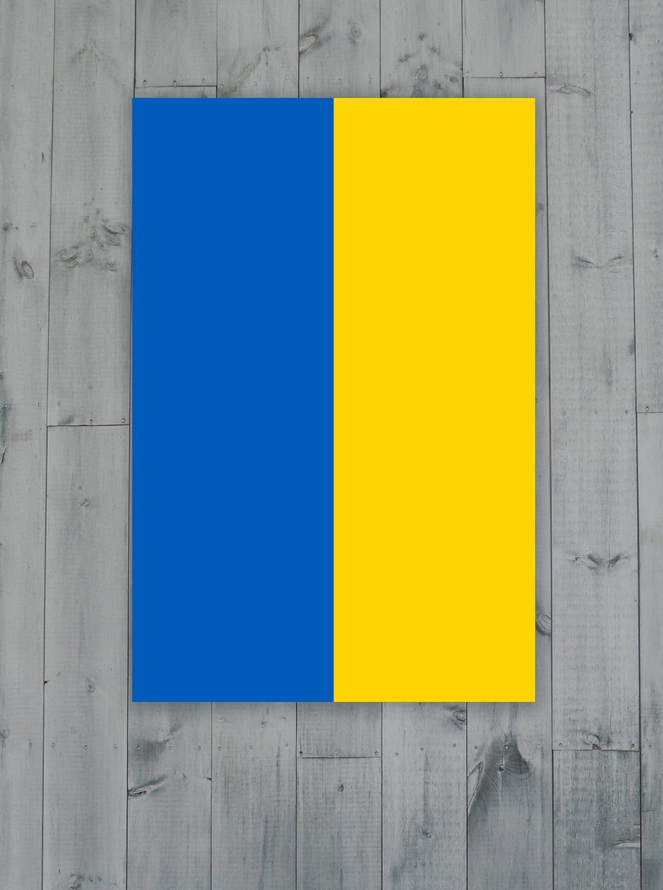 Ukraine Flag made in Skowhegan, Maine